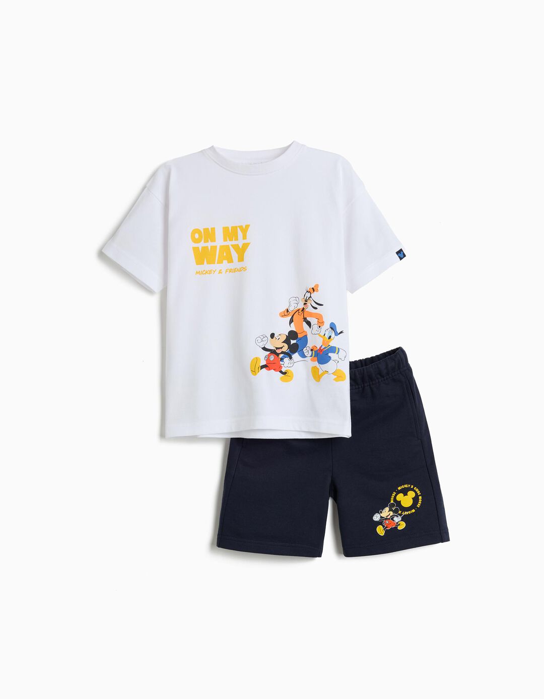 Conjunto 'Mickey' &copy;Disney, Menino, Branco