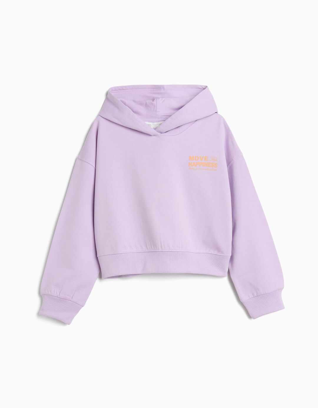 Sweatshirt de Felpa Capuz, Menina, Roxo Claro