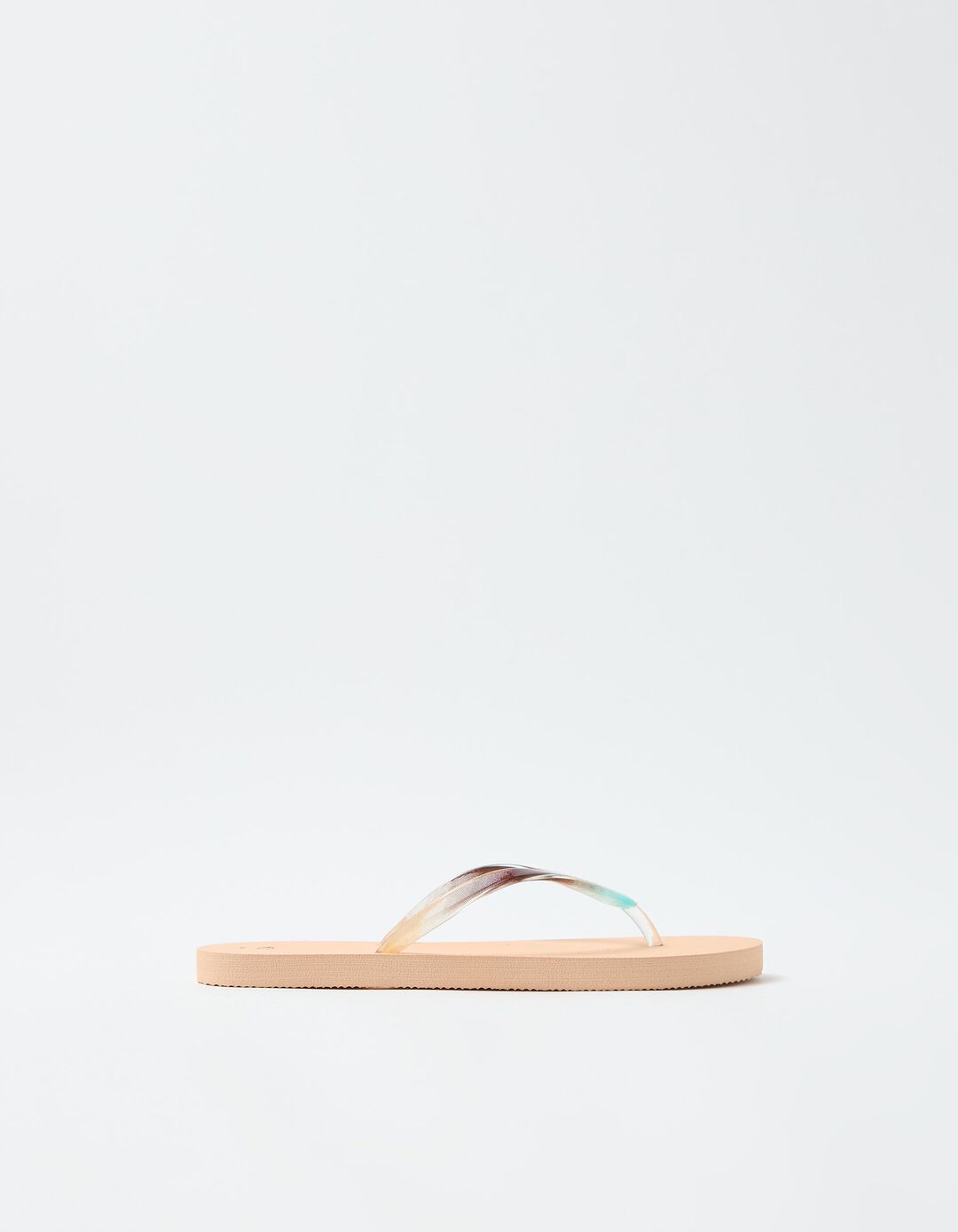 Chinelos de Dedo, Mulher, Bege