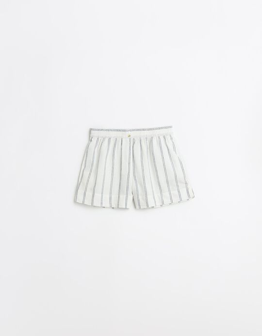 Comprar Online Cal&ccedil;&otilde;es com Linho, Mulher, Cru