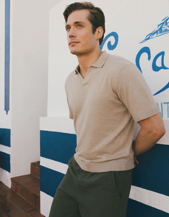 Comprar Online Polo, Homem, Bege 