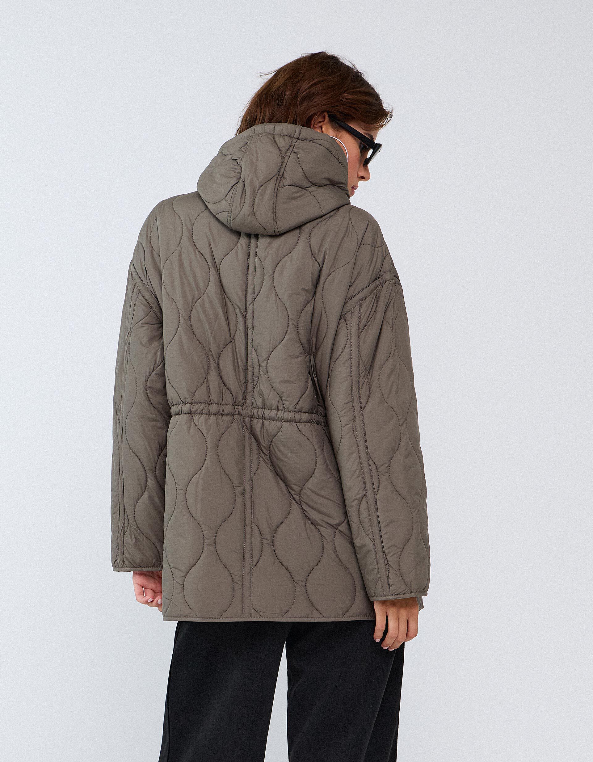 Comprar Online Blus&atilde;o Acolchoado, Mulher, Castanho