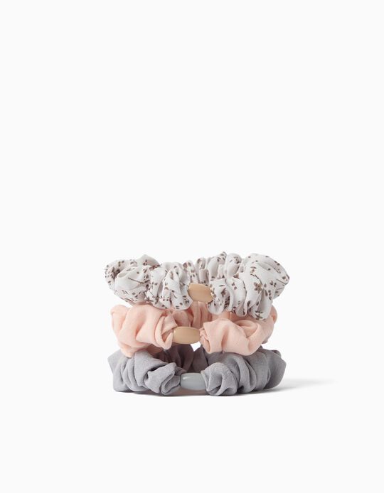 Comprar Online Pack 3 El&aacute;sticos Scrunchies, Menina, Multicolor