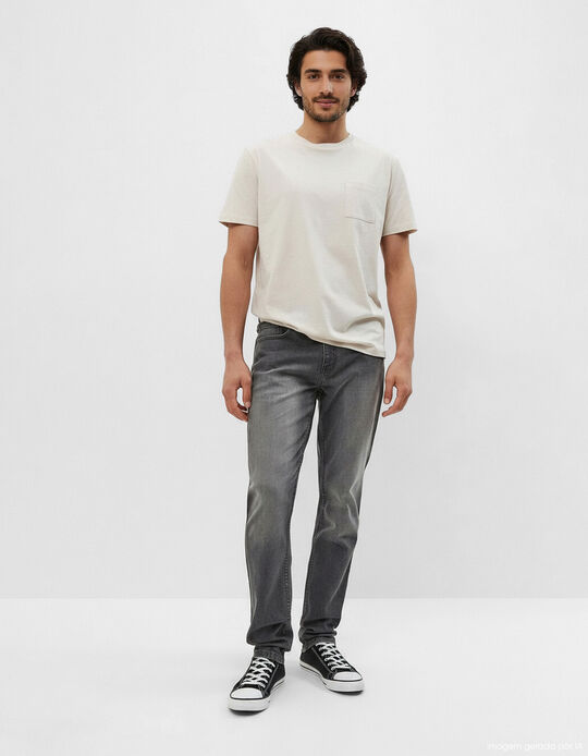 Comprar Online Jeans Slim-fit, Homem, Preto
