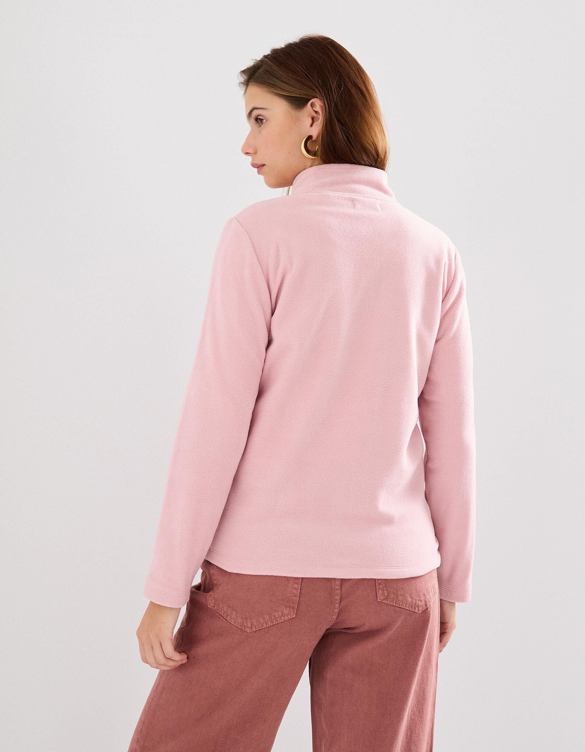 Comprar Online Camisola Polar com Fecho, Mulher, Rosa