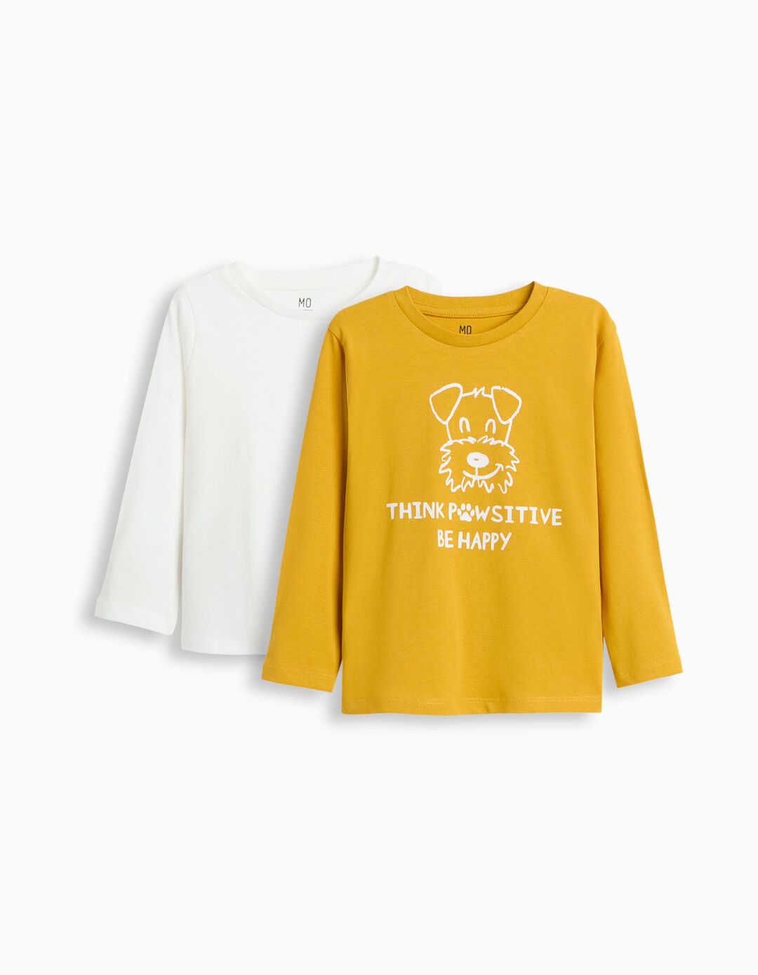 Pack 2 T-shirts, Menino, Amarelo Escuro