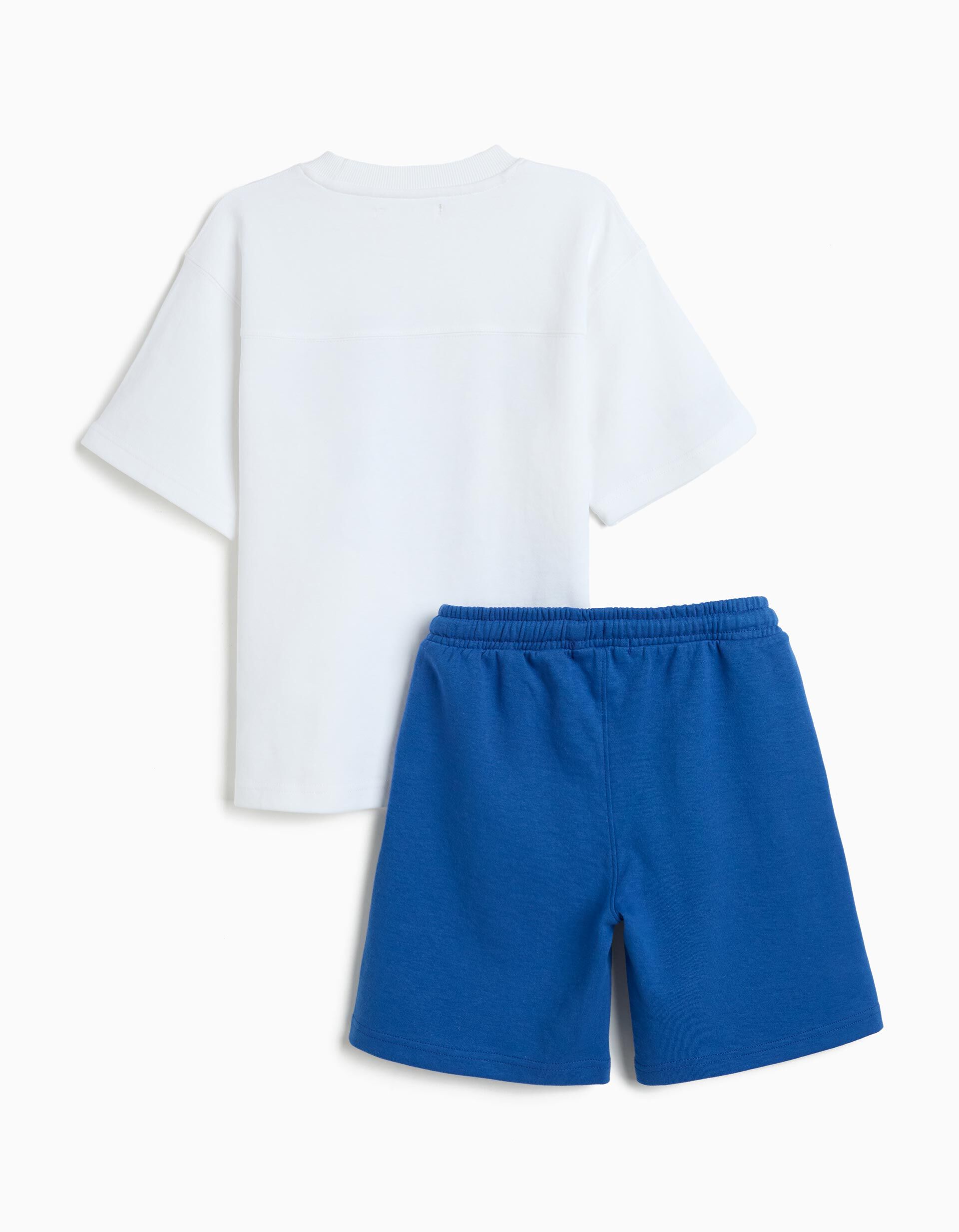 Comprar Online Conjunto T-shirt e Cal&ccedil;&otilde;es, Menino, Azul