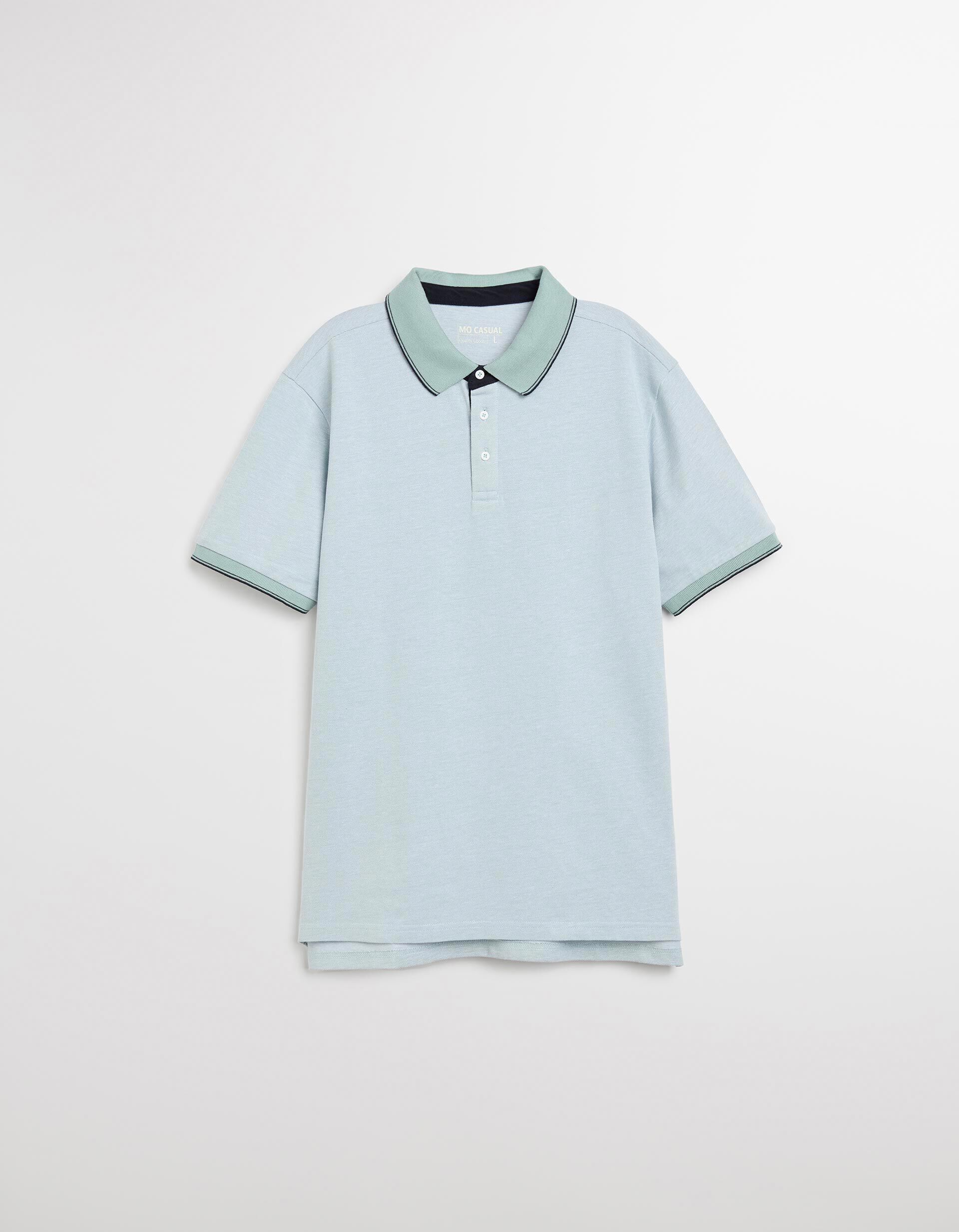 Comprar Online Polo Piquet Manga Curta, Homem, Azul Claro