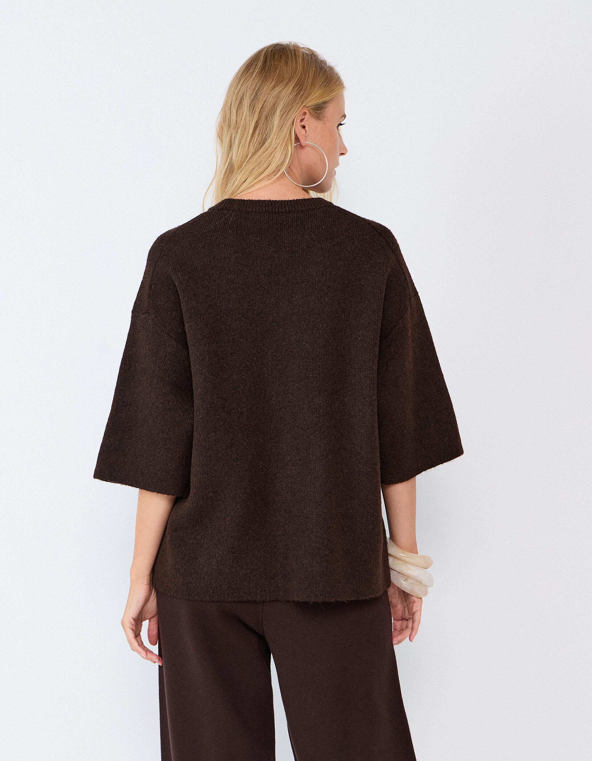 Comprar Online Camisola De Malha, Mulher, Castanho Escuro