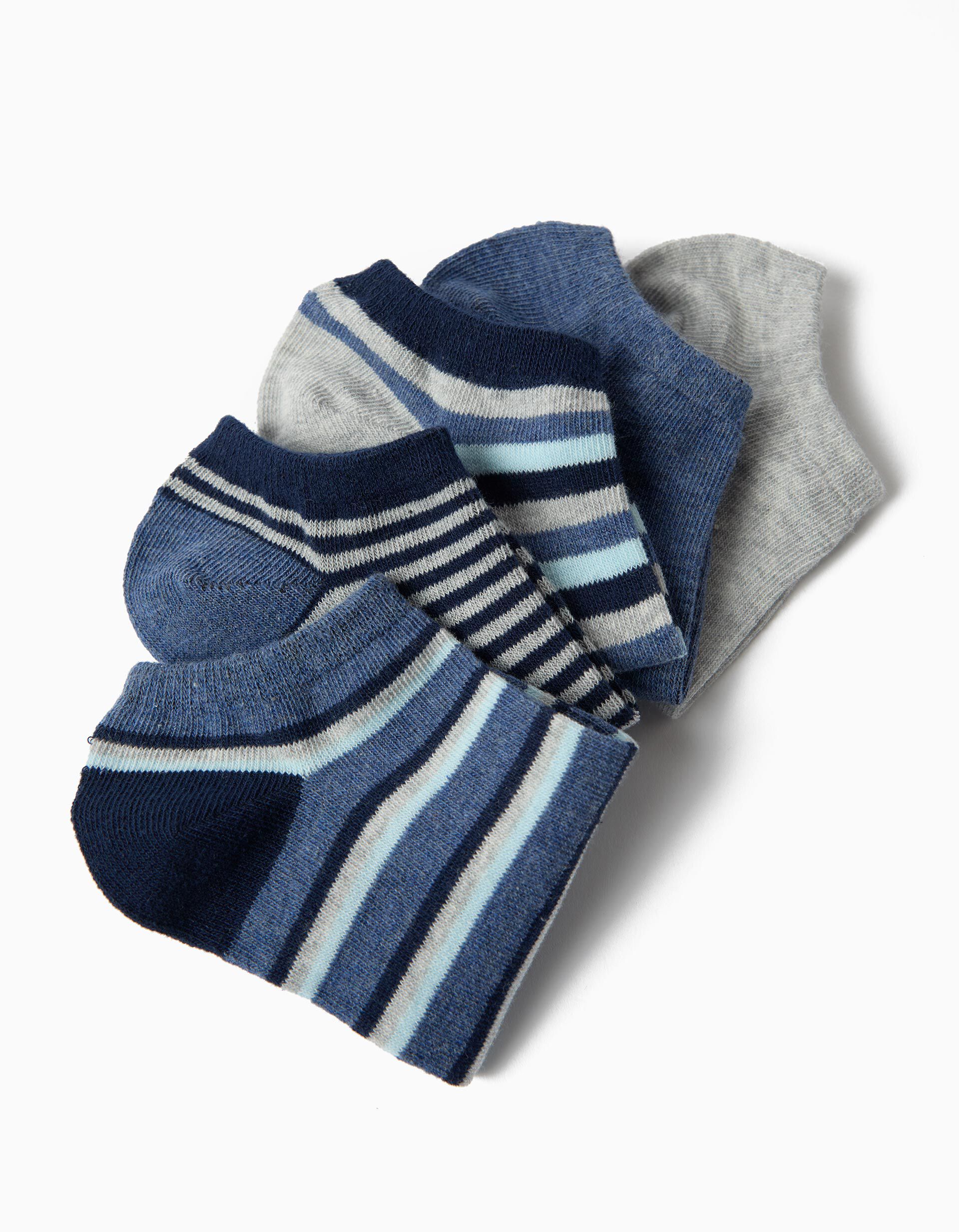 Comprar Online Pack 5 Pares de Meias Tornozelo, Menino, Multicolor