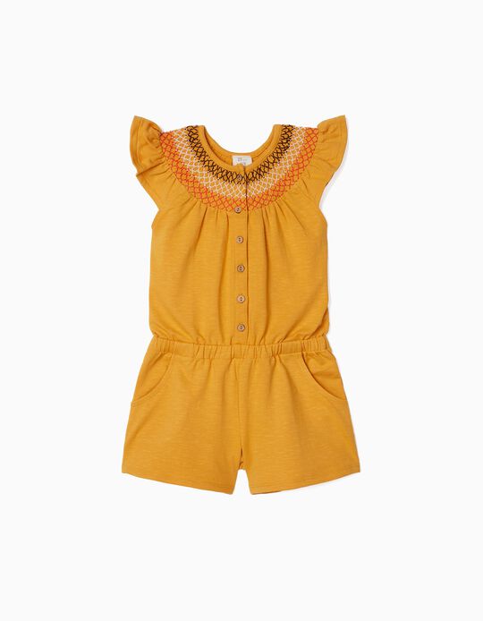 Jumpsuit for Girls, Yellow