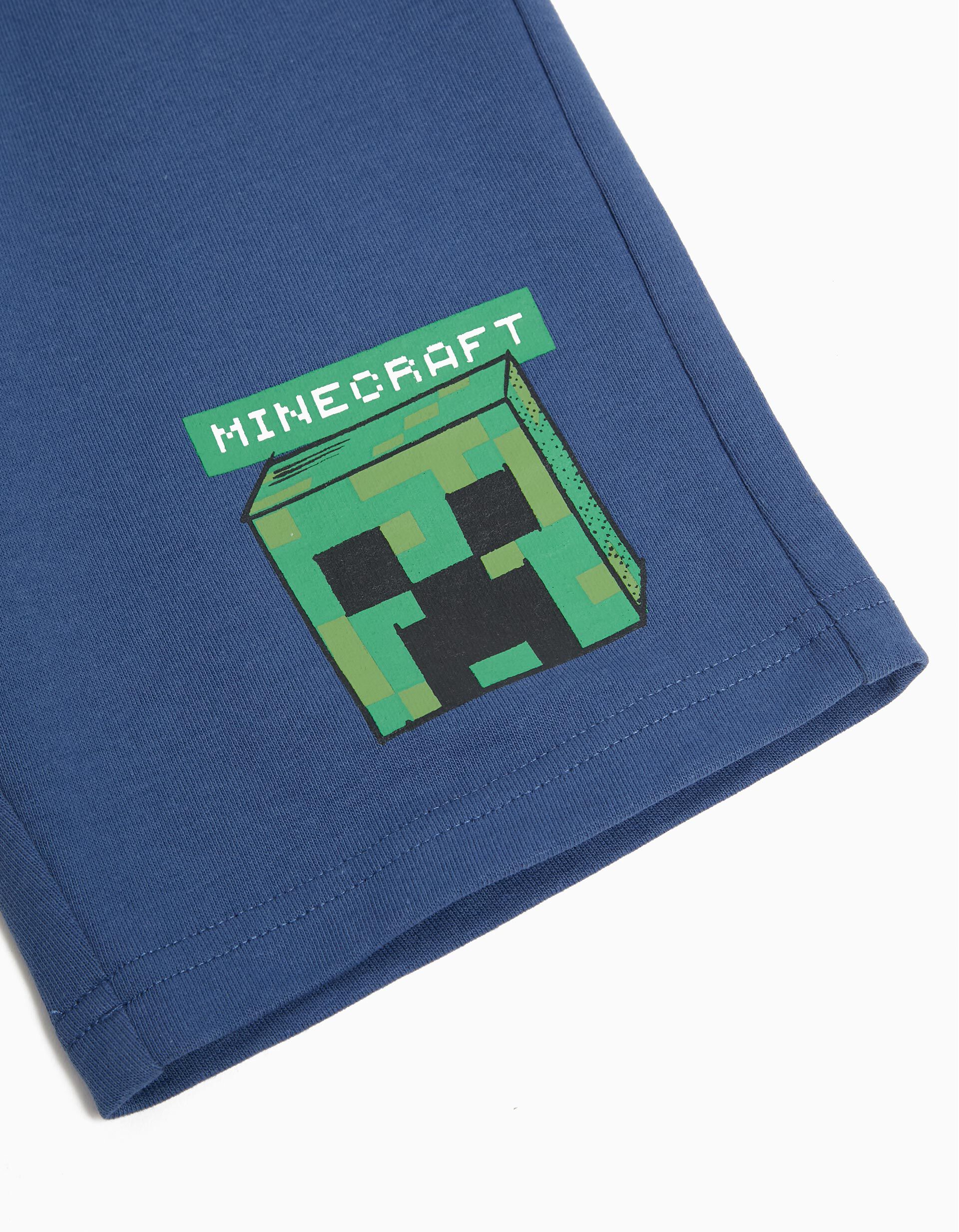 Comprar Online 'Minecraft' Felpa Shorts, Boy, Blue