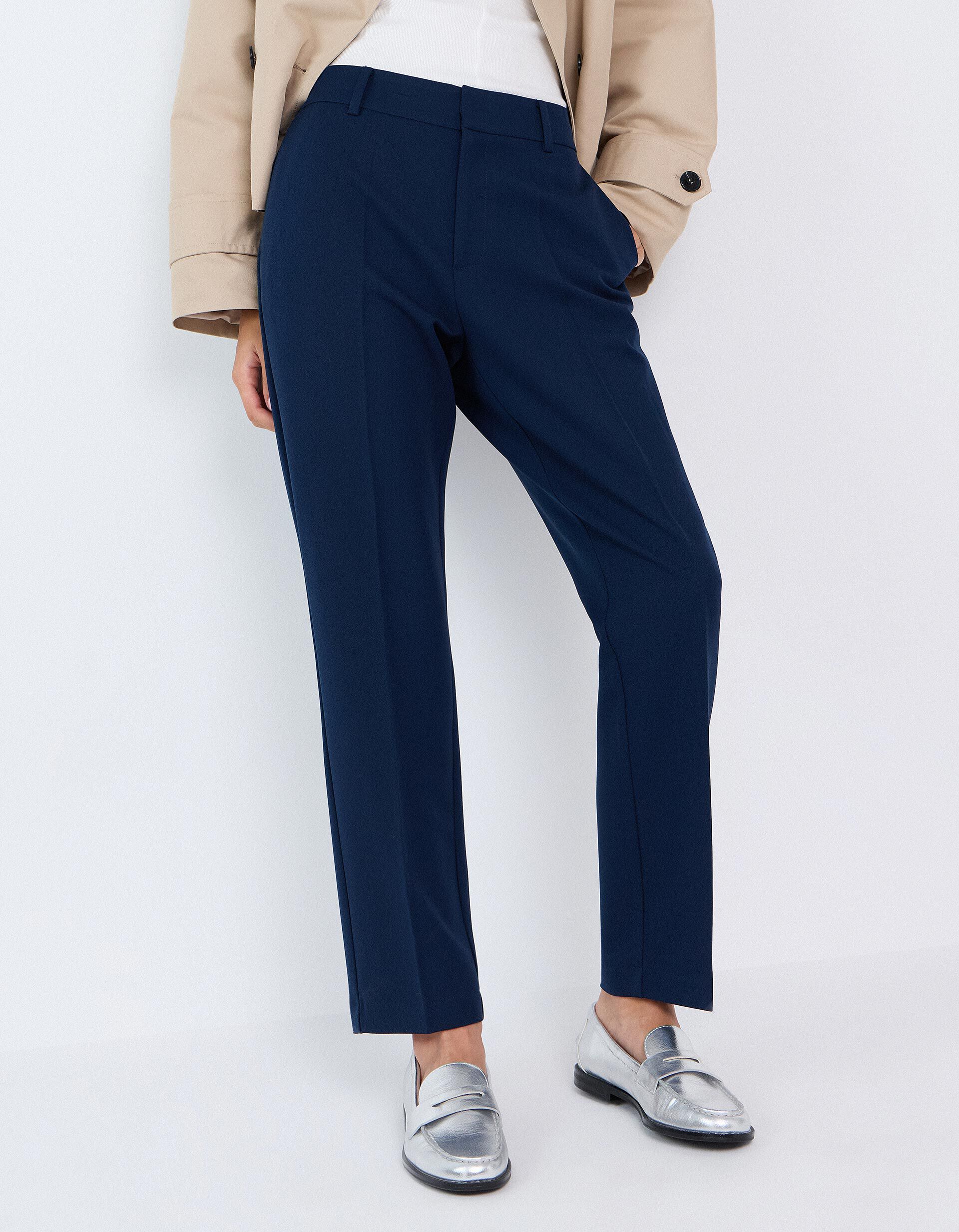 Comprar Online Cal&ccedil;as 'Tailored', Mulher, Azul Escuro