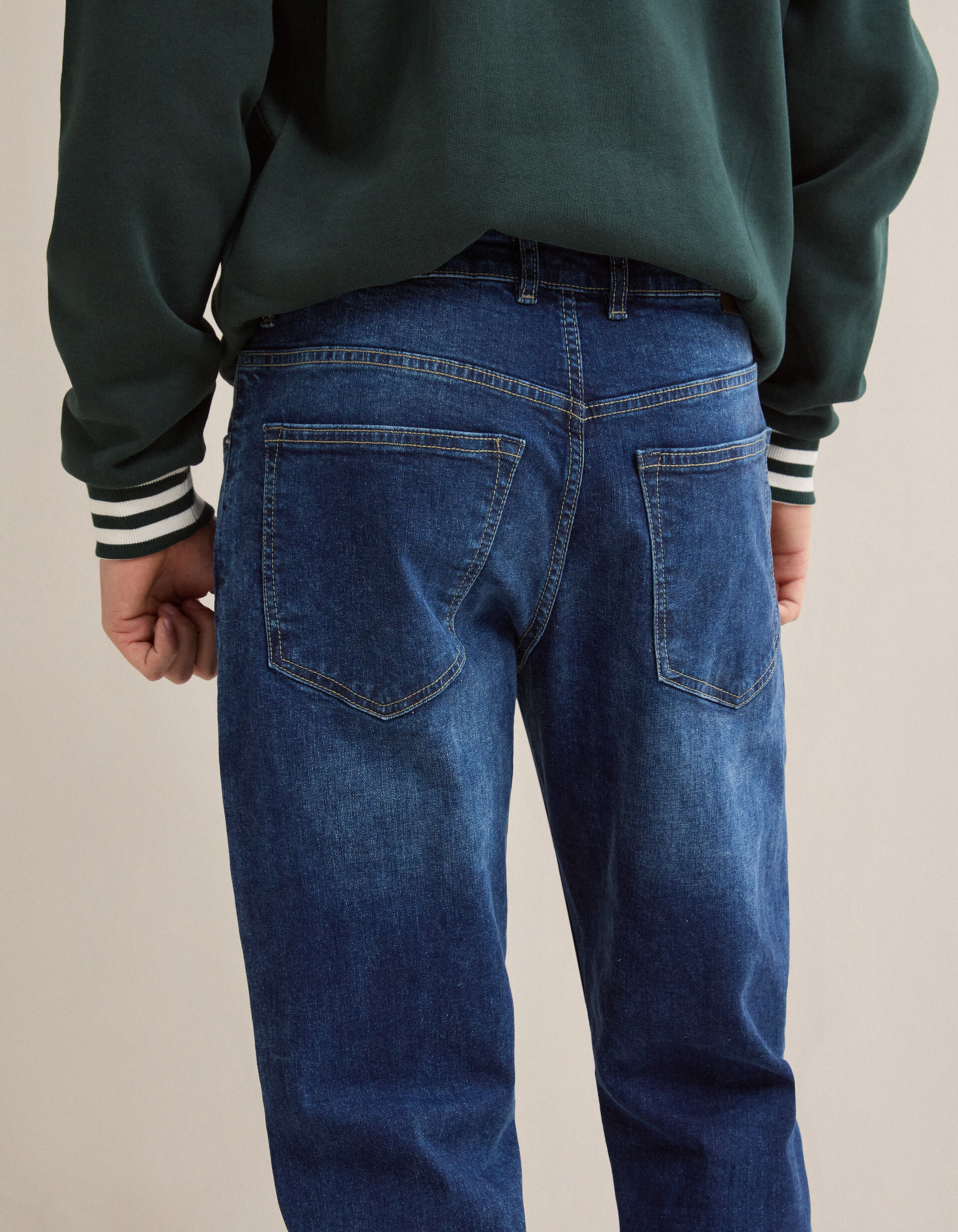 Comprar Online Cal&ccedil;as de Ganga 'Tapered Fit', Homem, Azul