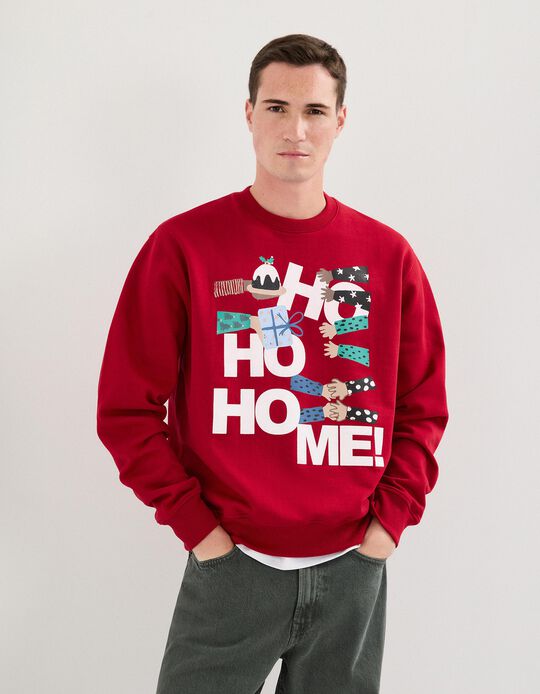 Comprar Online Sweatshirt de Natal, Homem, Vermelho