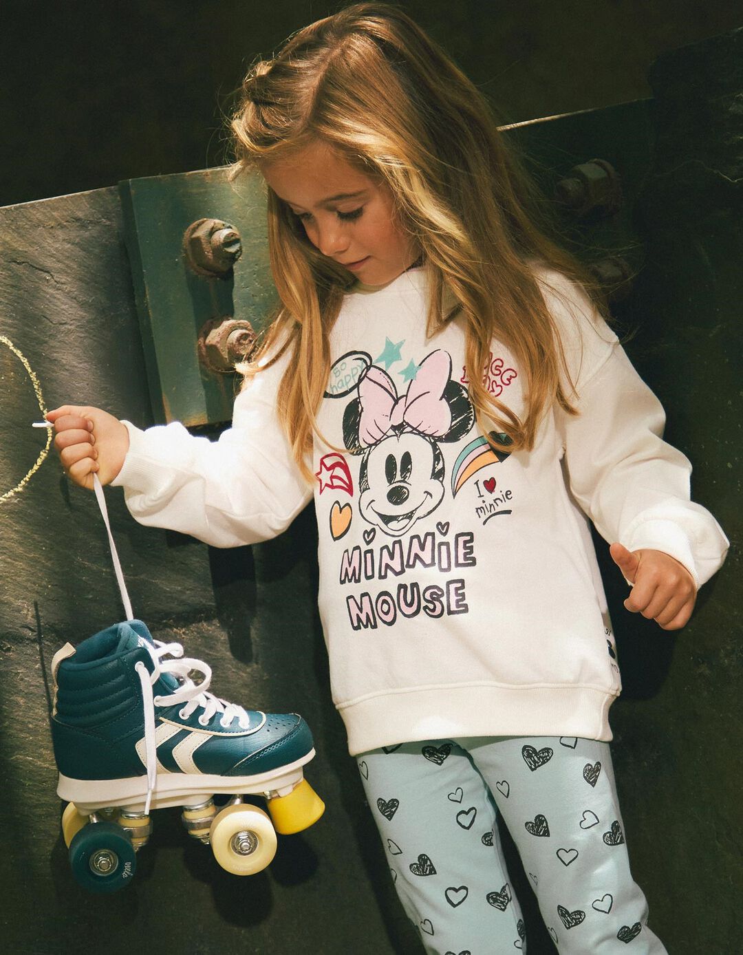Sweatshirt de Felpa 'Minnie' ©Disney, Menina, Branco