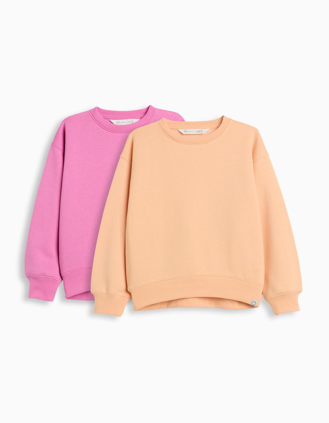 Pack 2 Sweatshirts de Felpa, Menina, Rosa