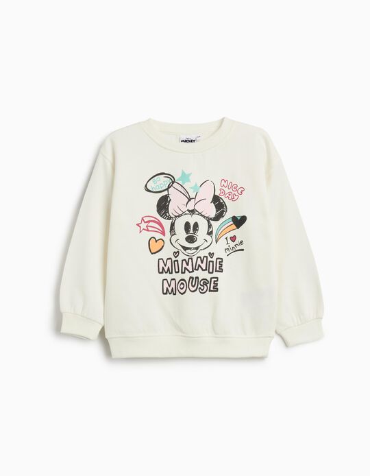 Comprar Online Sweatshirt de Felpa 'Minnie' ©Disney, Menina, Branco