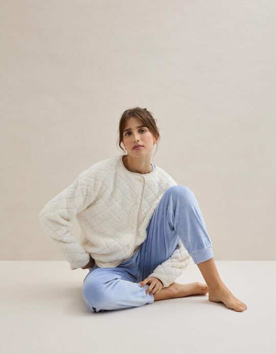 Comprar Online Casaco Sherpa, Mulher, Cru