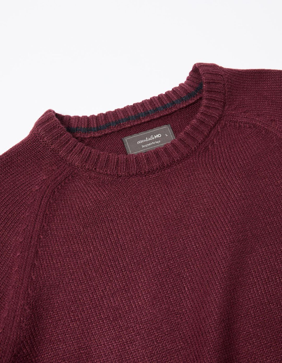 Camisola de Malha, Homem, Vermelho Escuro