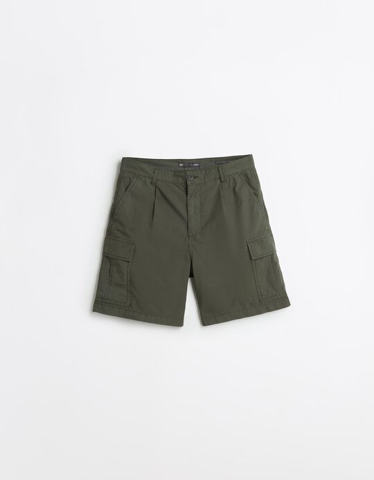 Comprar Online Cal&ccedil;&otilde;es Cargo, Homem, Verde Escuro