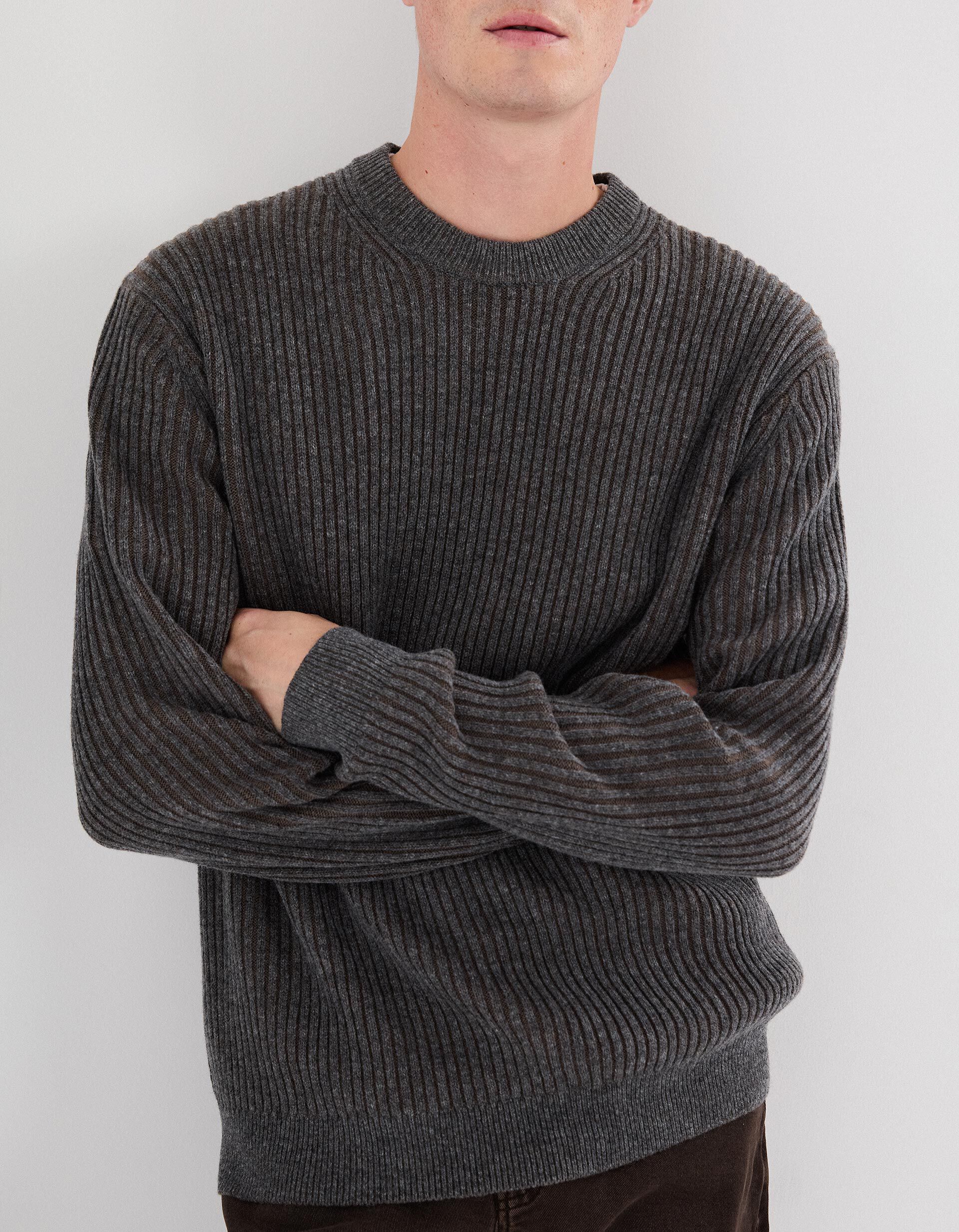 Comprar Online Camisola com L&atilde;, Homem, Castanho