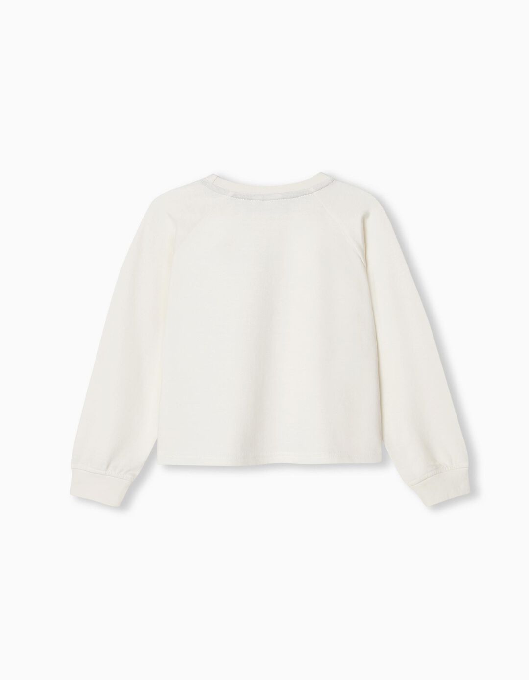 Sweatshirt, Girls, White