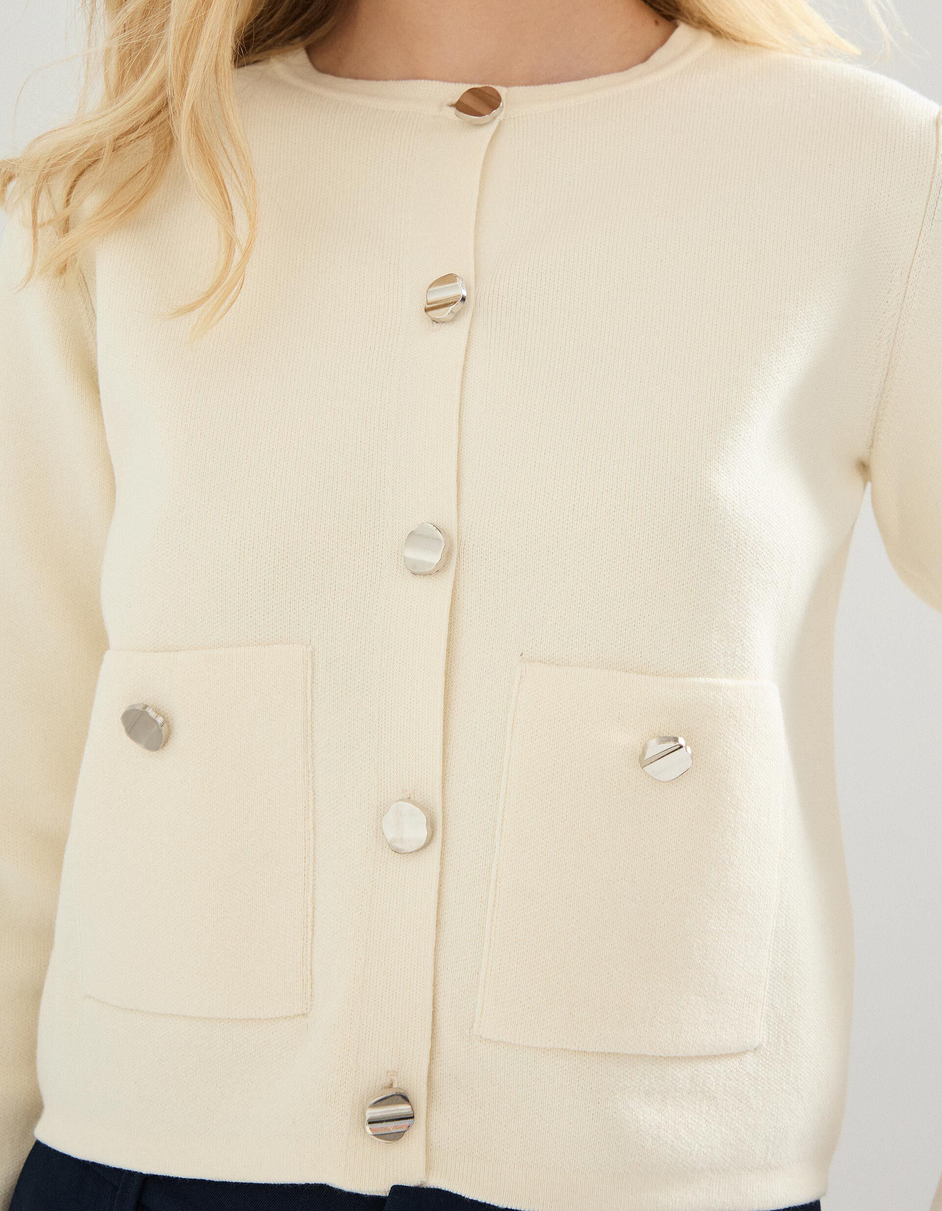 Comprar Online Casaco de Malha, Mulher, Branco 