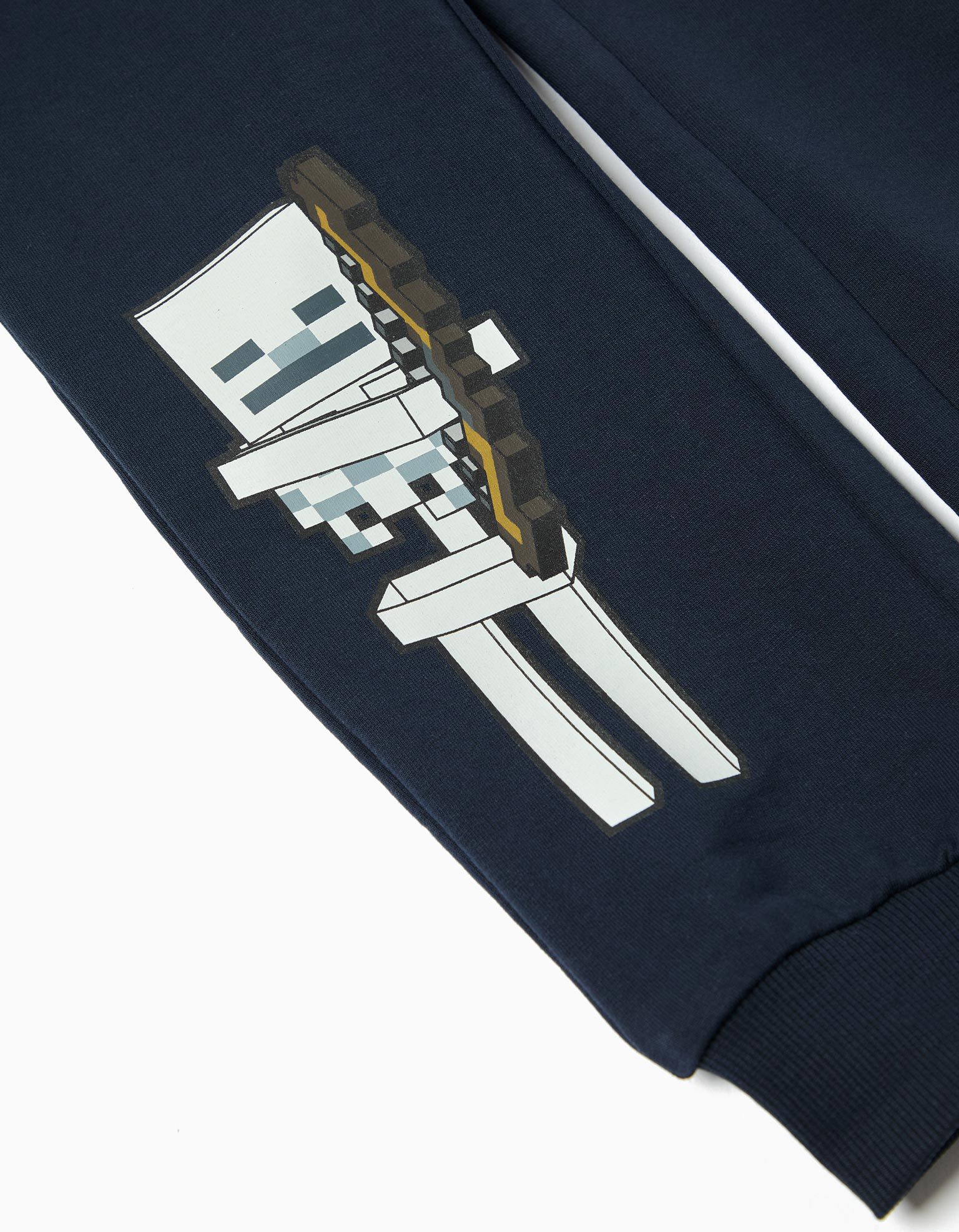 Comprar Online Cal&ccedil;as Jogging de Felpa 'Minecraft', Menino, Azul Escuro 