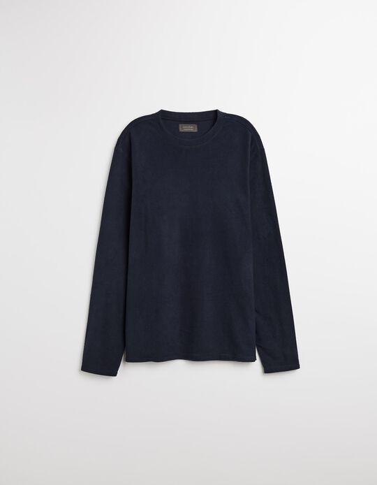 Comprar Online Camisola Polar, Homem, Azul Escuro 