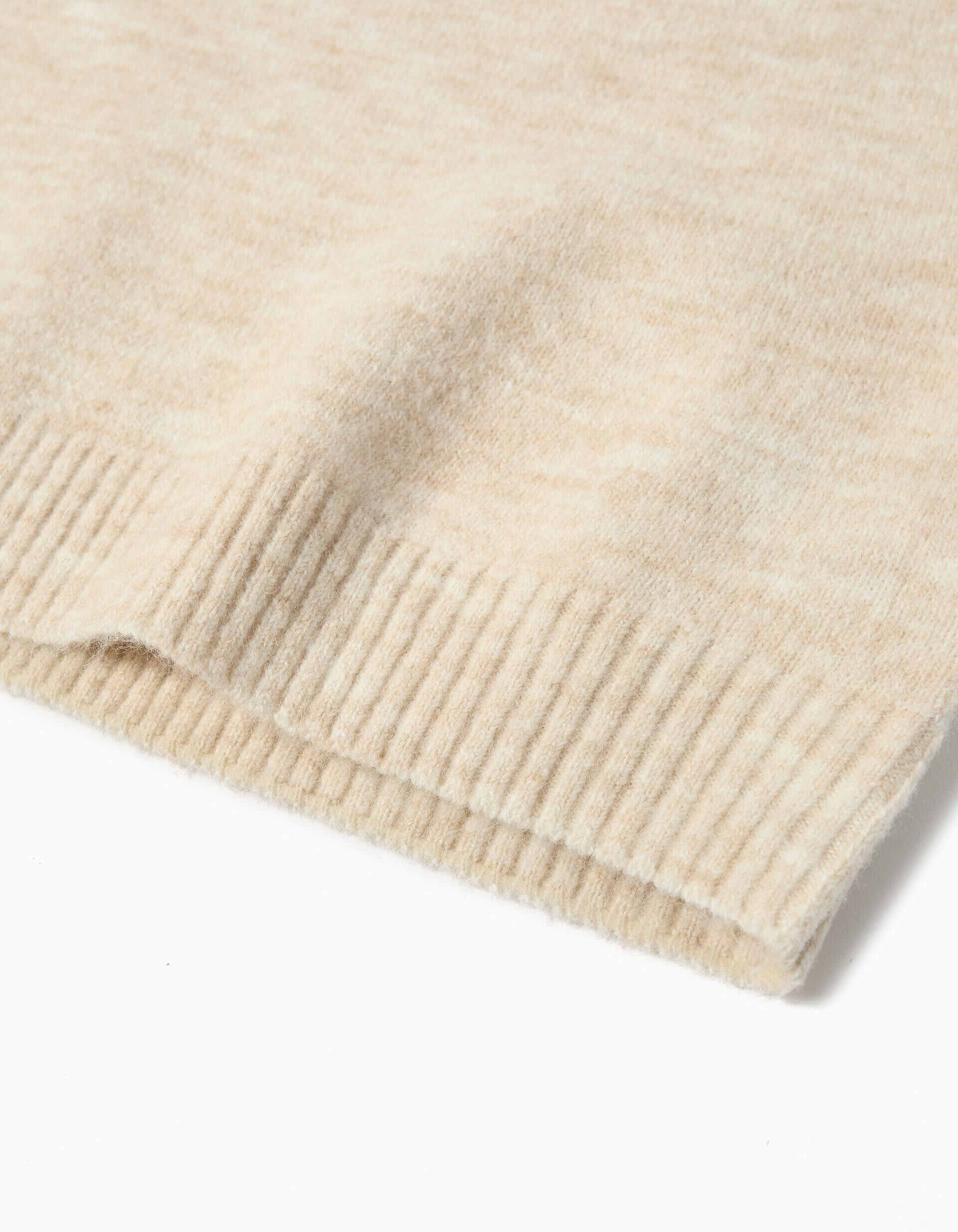 Comprar Online Colete de Malha, Menina, Bege