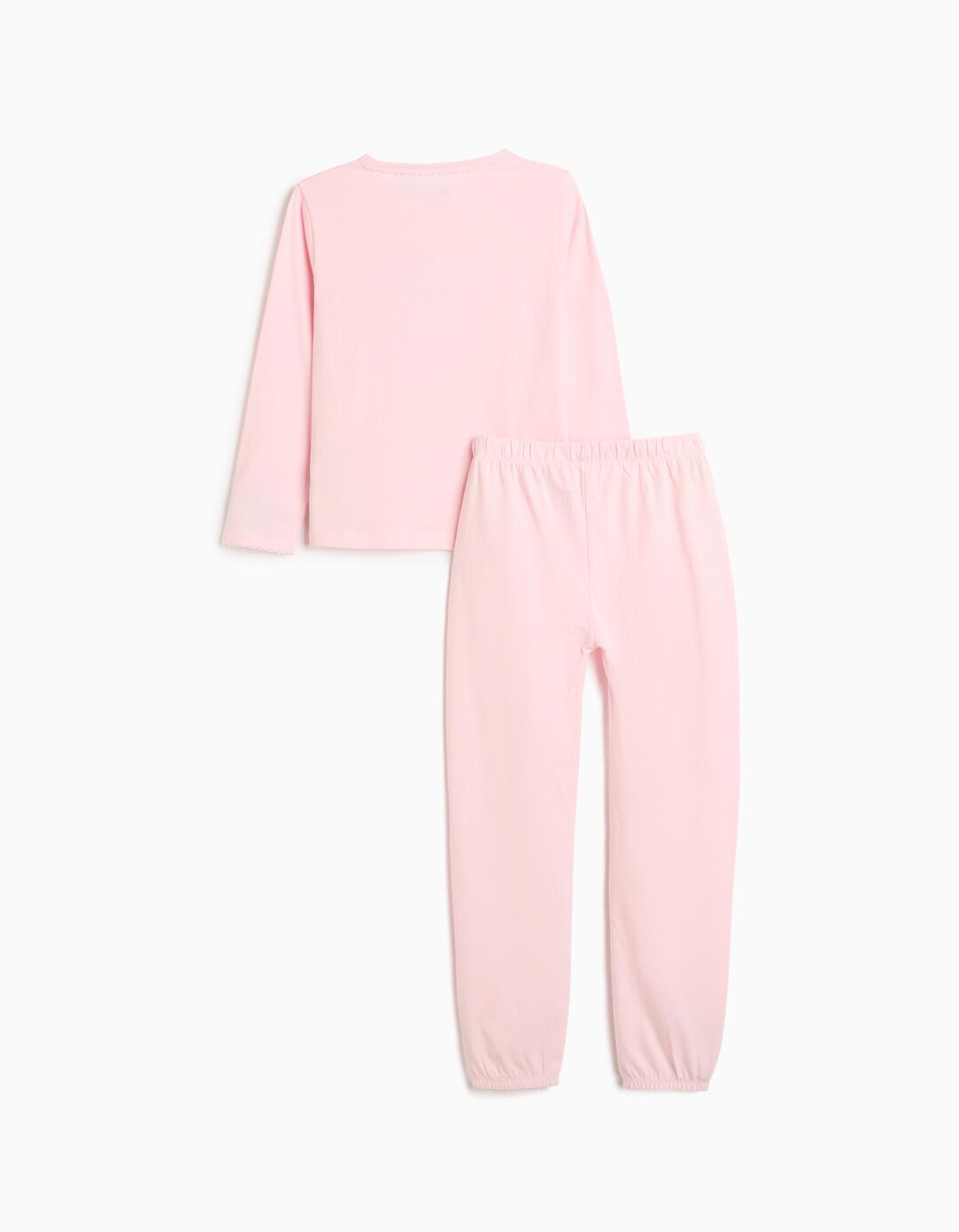 Pijama Jersey, Menina, Rosa Claro