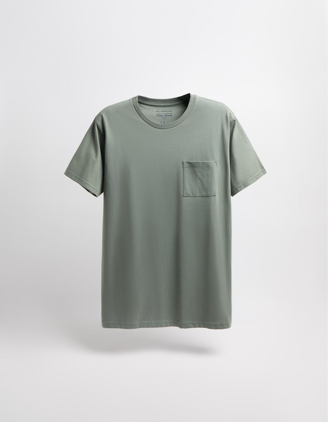 T-shirt Bolso, Homem, Verde Escuro