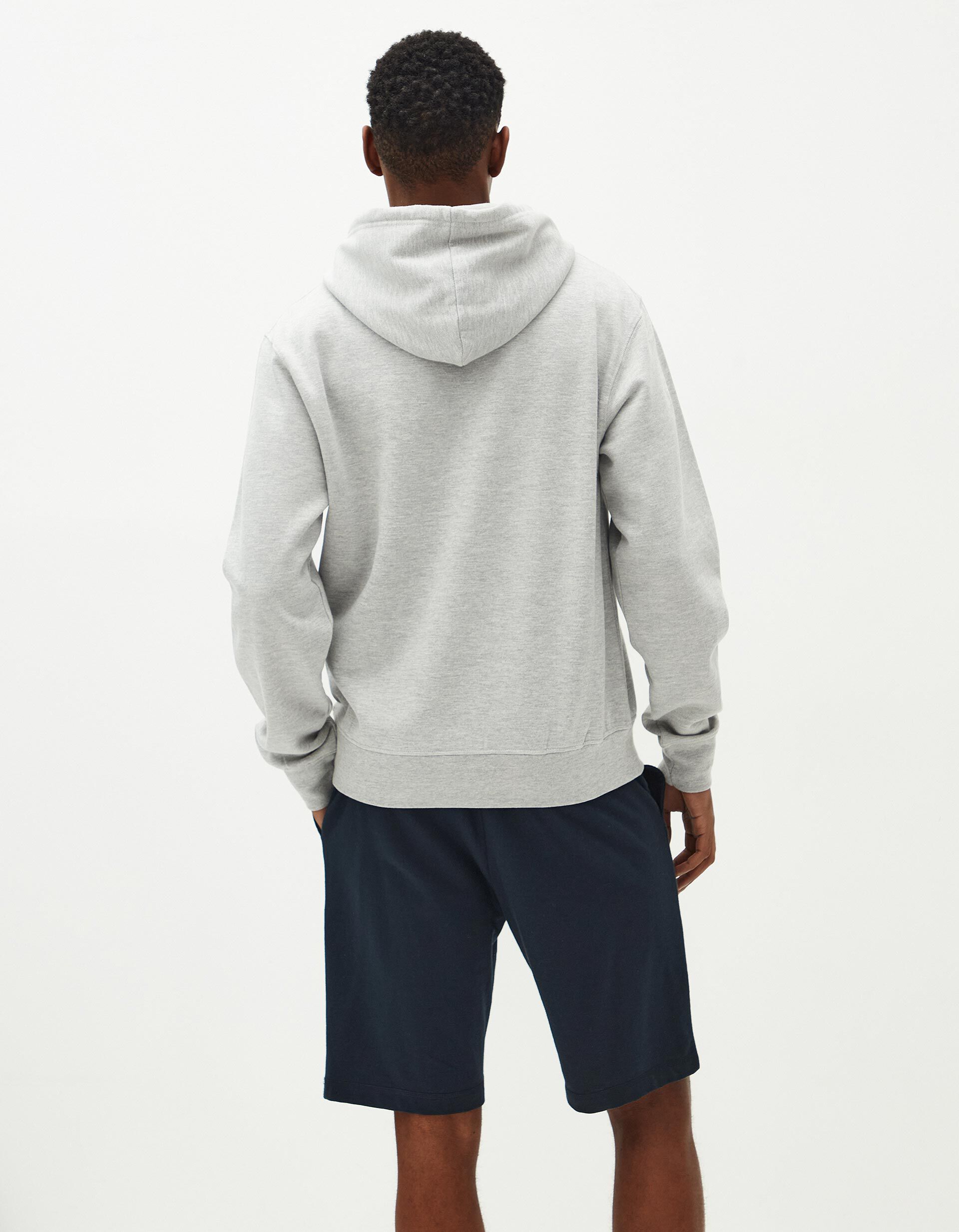Comprar Online Sweatshirt de Felpa Capuz, Homem, Cinzento Claro