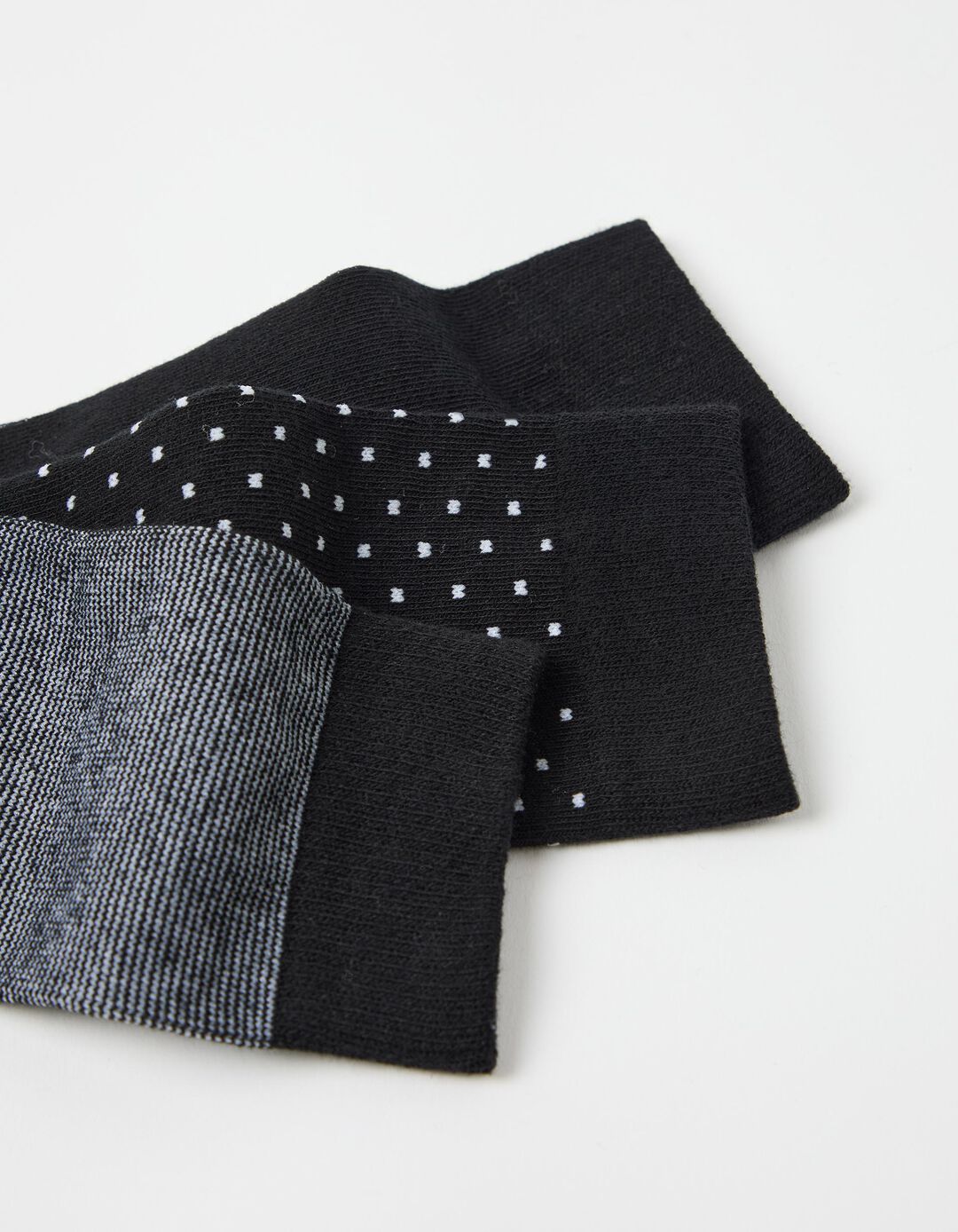 Pack 3 Pares de Meias, Homem, Preto