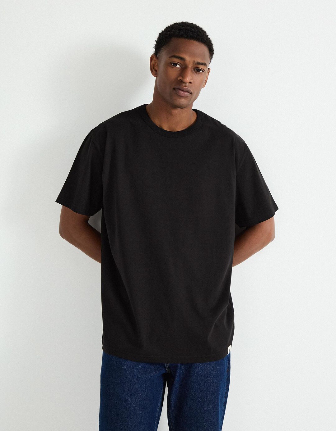 T-shirt, Homem, Preto