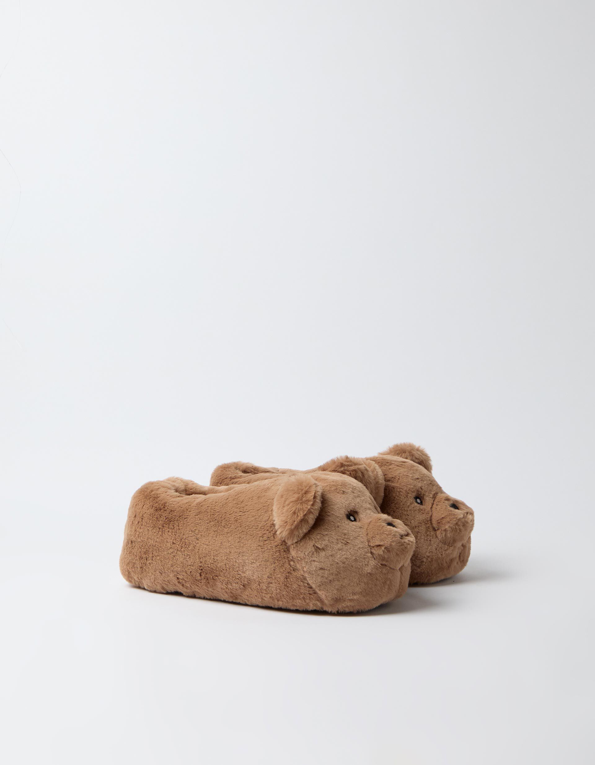 Comprar Online Pantufas Urso, Mulher, Castanho