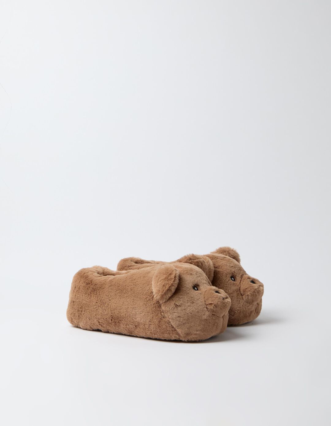 Pantufas Urso, Mulher, Castanho