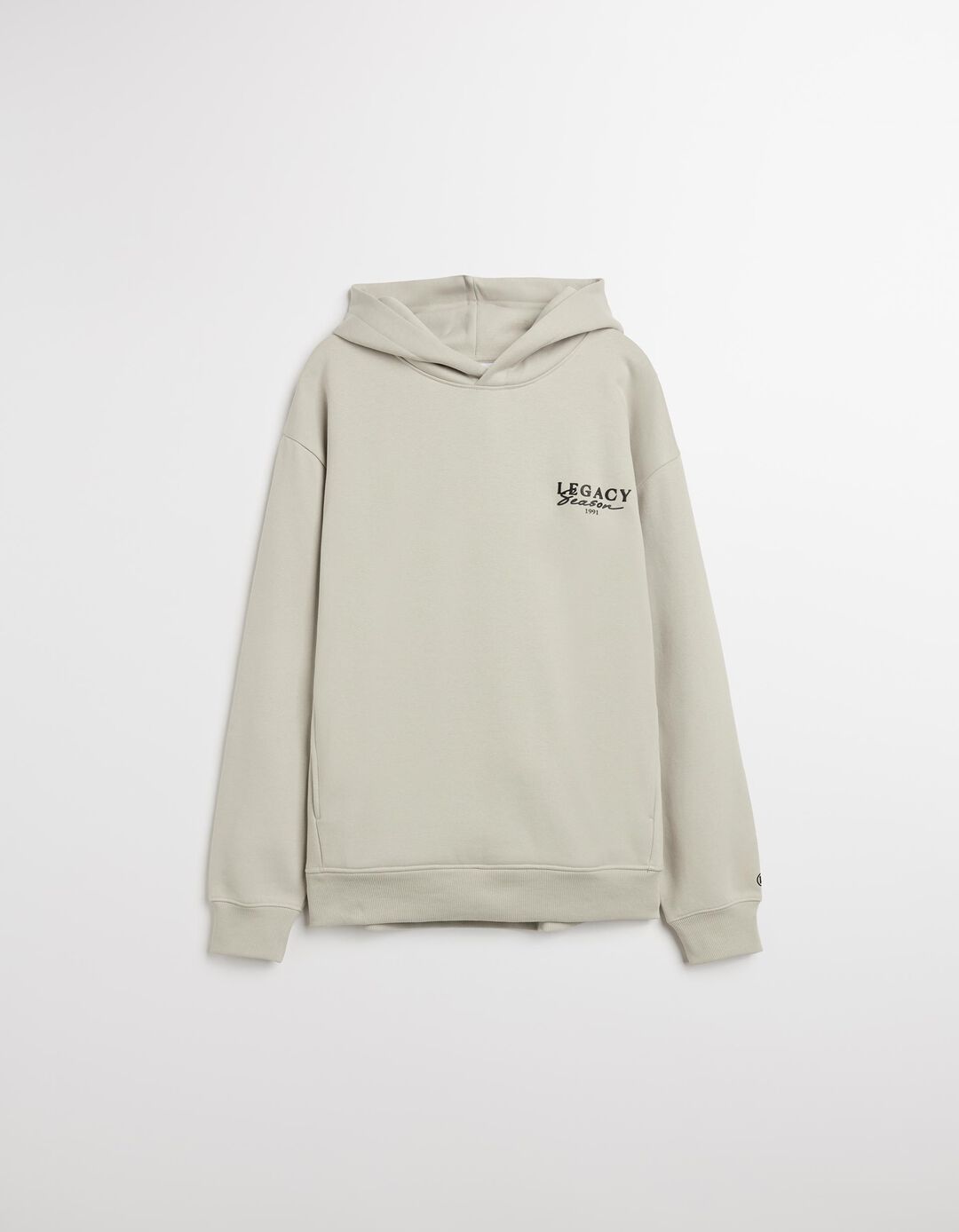 Sweatshirt Felpa com Capuz, Homem, Bege Claro