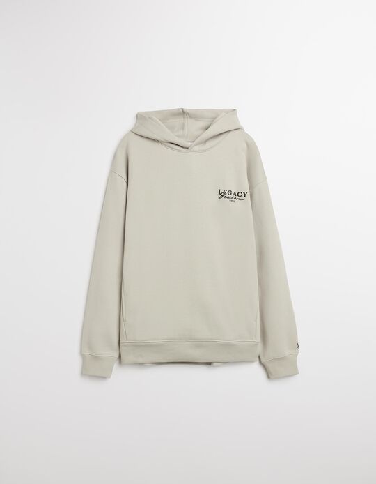 Comprar Online Sweatshirt Felpa com Capuz, Homem, Bege Claro