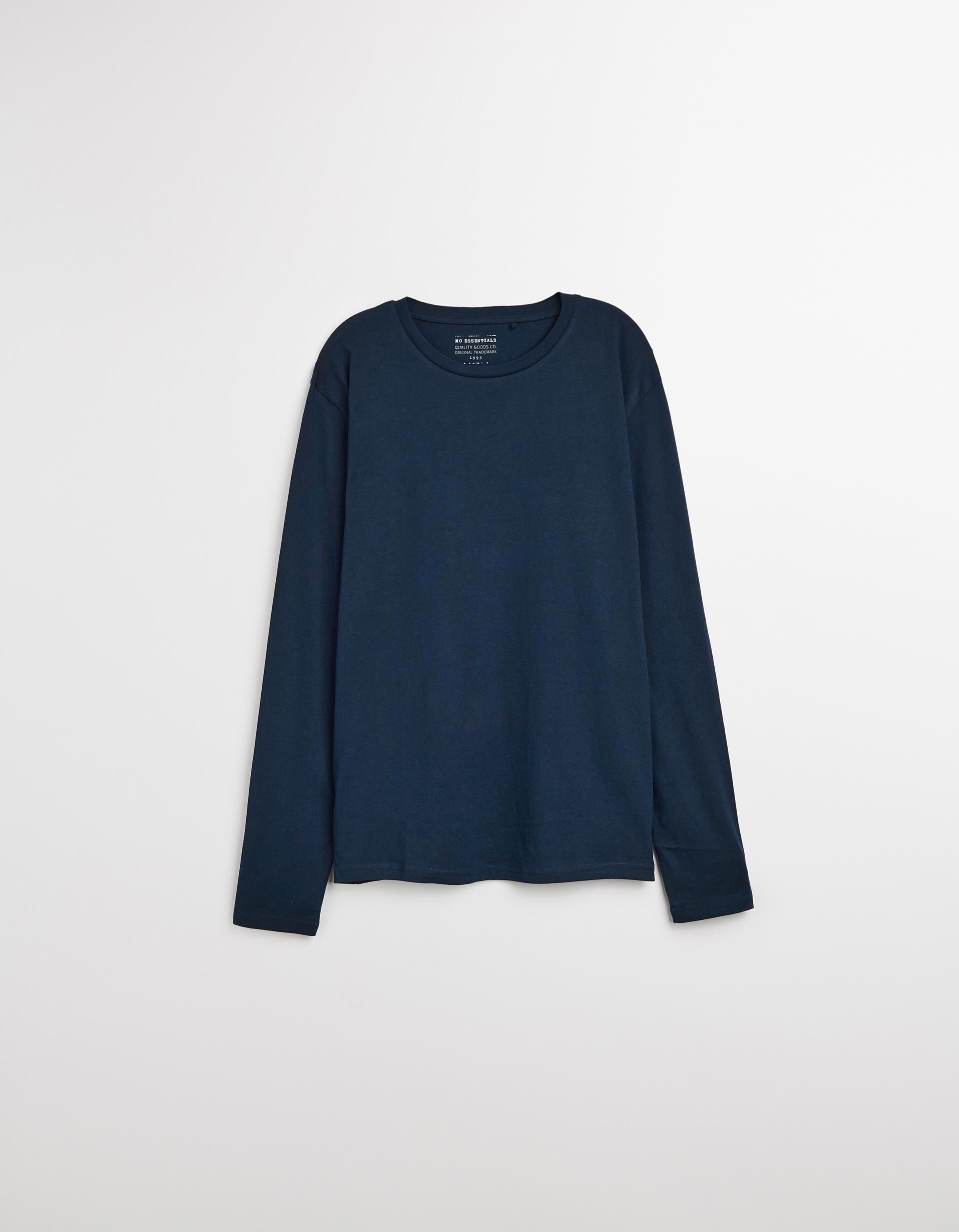 Comprar Online T-shirt Manga Comprida, Homem, Azul Escuro