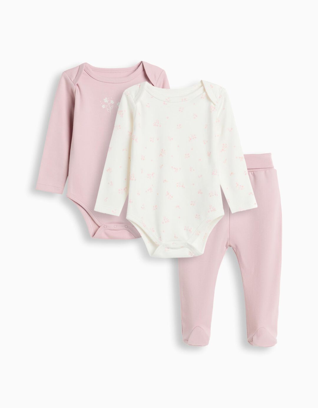 Conjunto 3 Peças, Menina, Lilás Claro