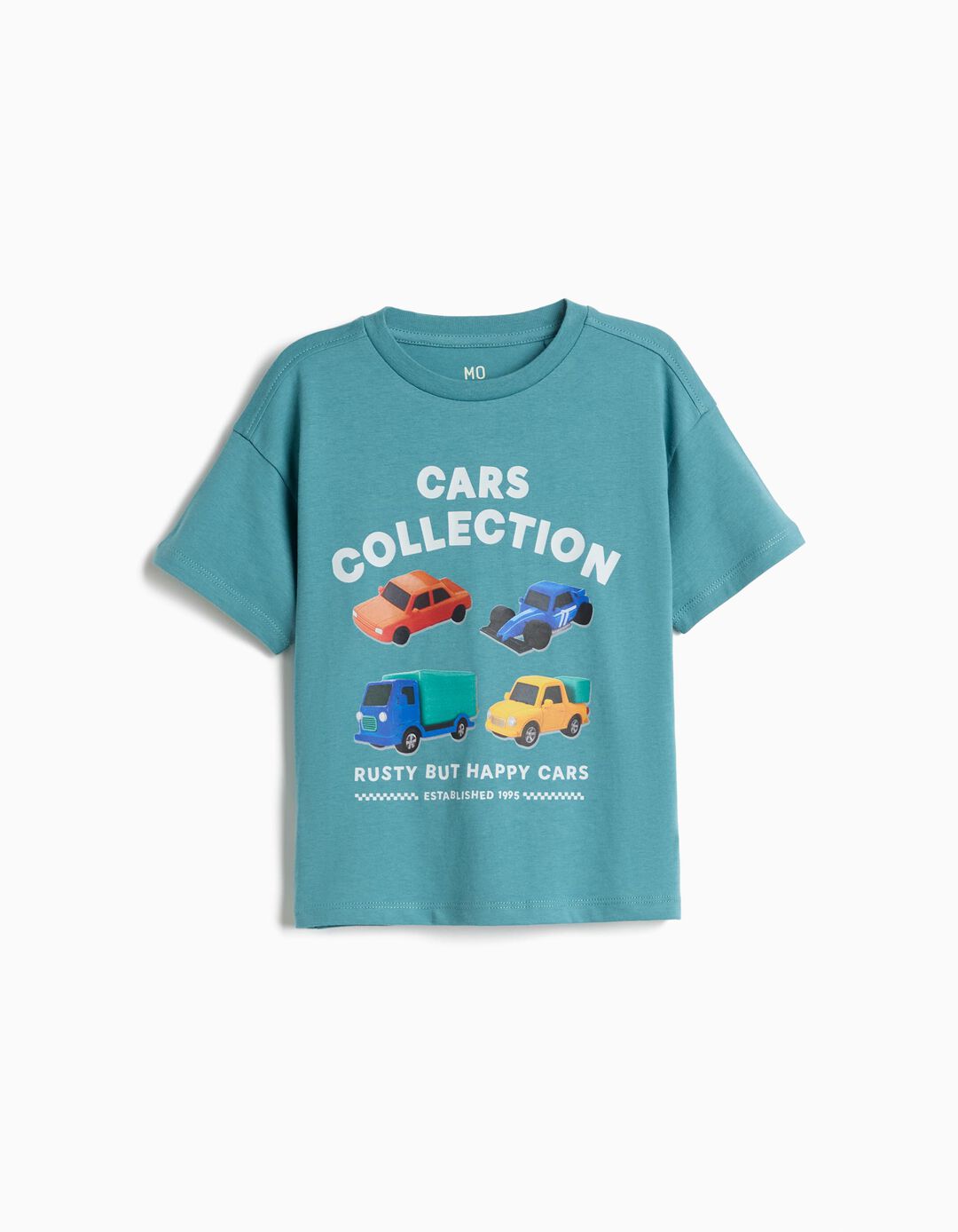 T-shirt Estampada, Menino, Azul