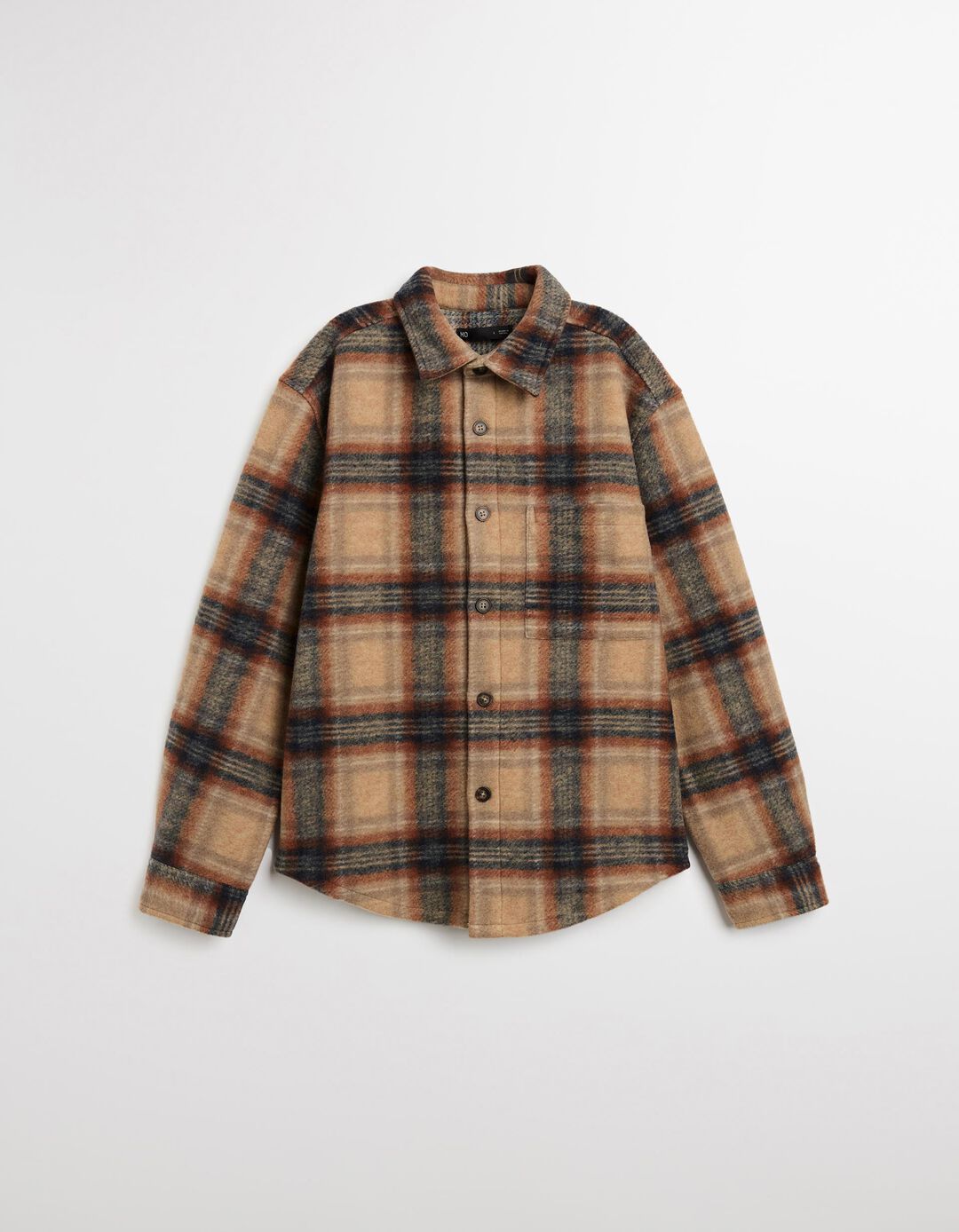 Sobrecamisa, Homem, Bege Escuro