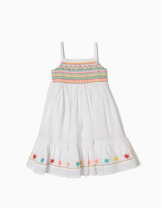 Dress with Embroideries