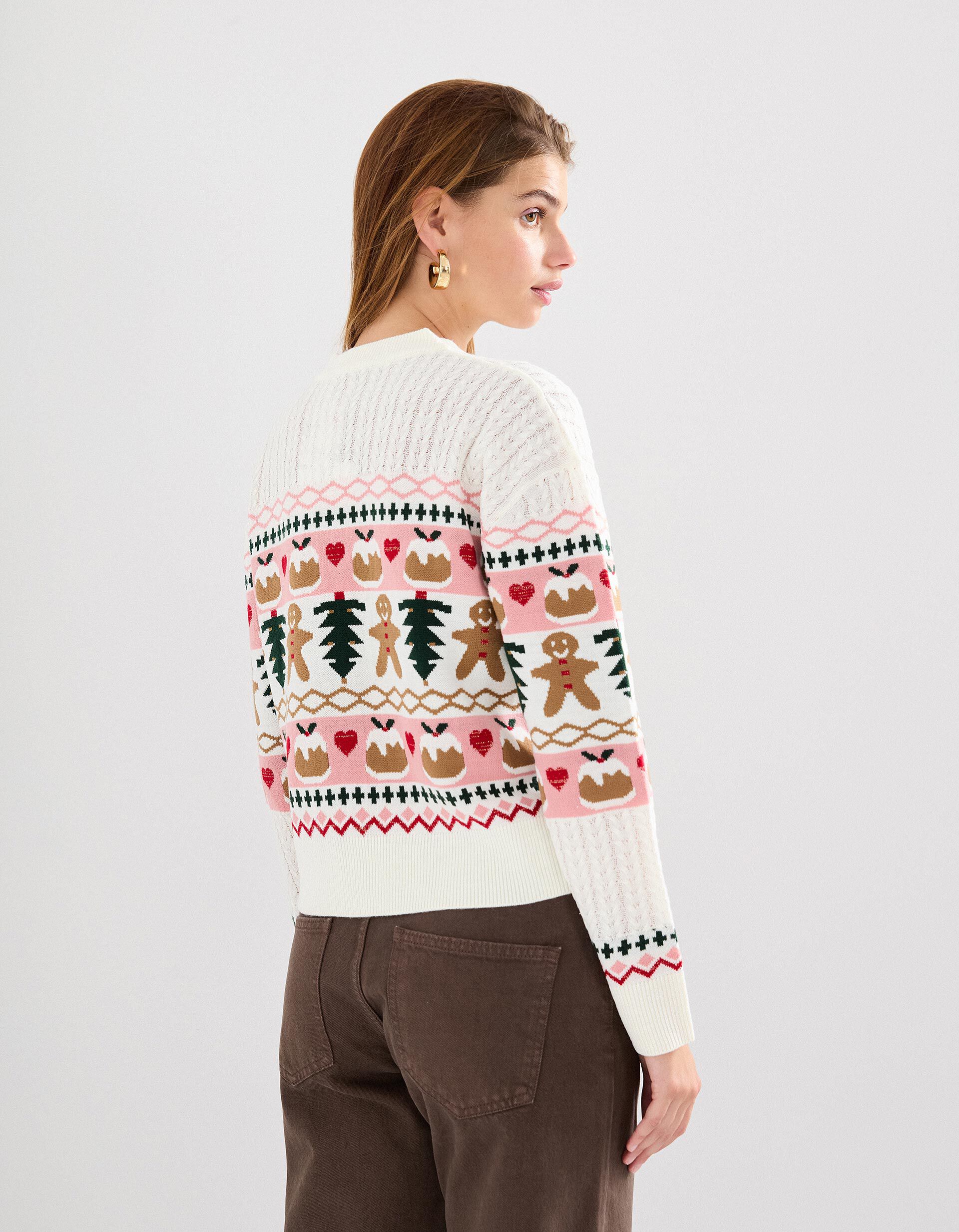 Comprar Online Casaco Malha Natal, Mulher, Bege