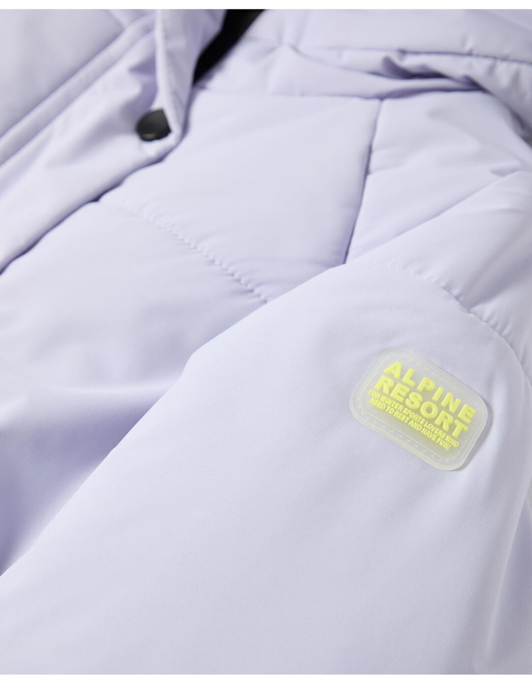 Casaco Acolchoado, Menina, Lilás Claro