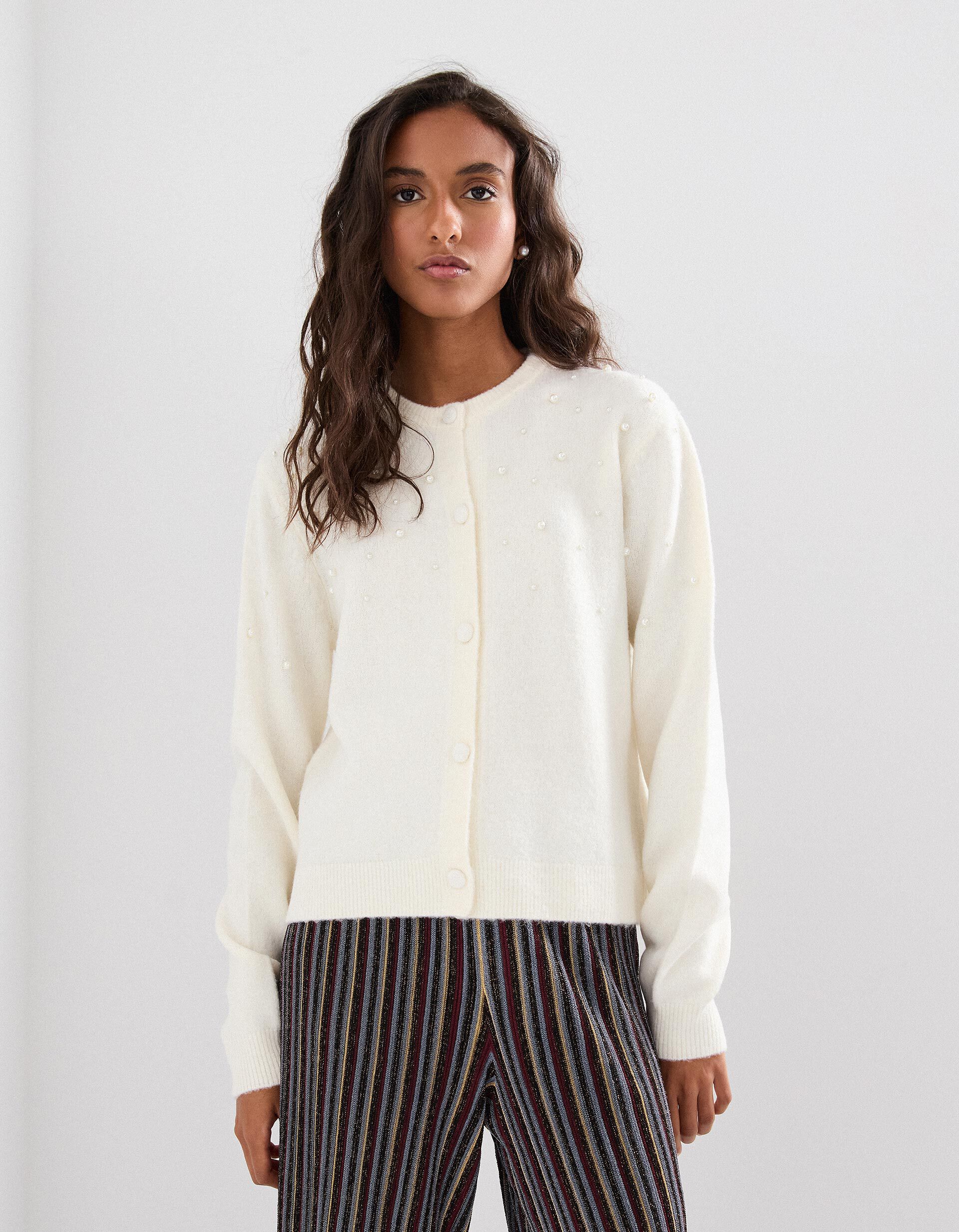 Comprar Online Casaco com L&atilde;, Mulher, Bege Claro