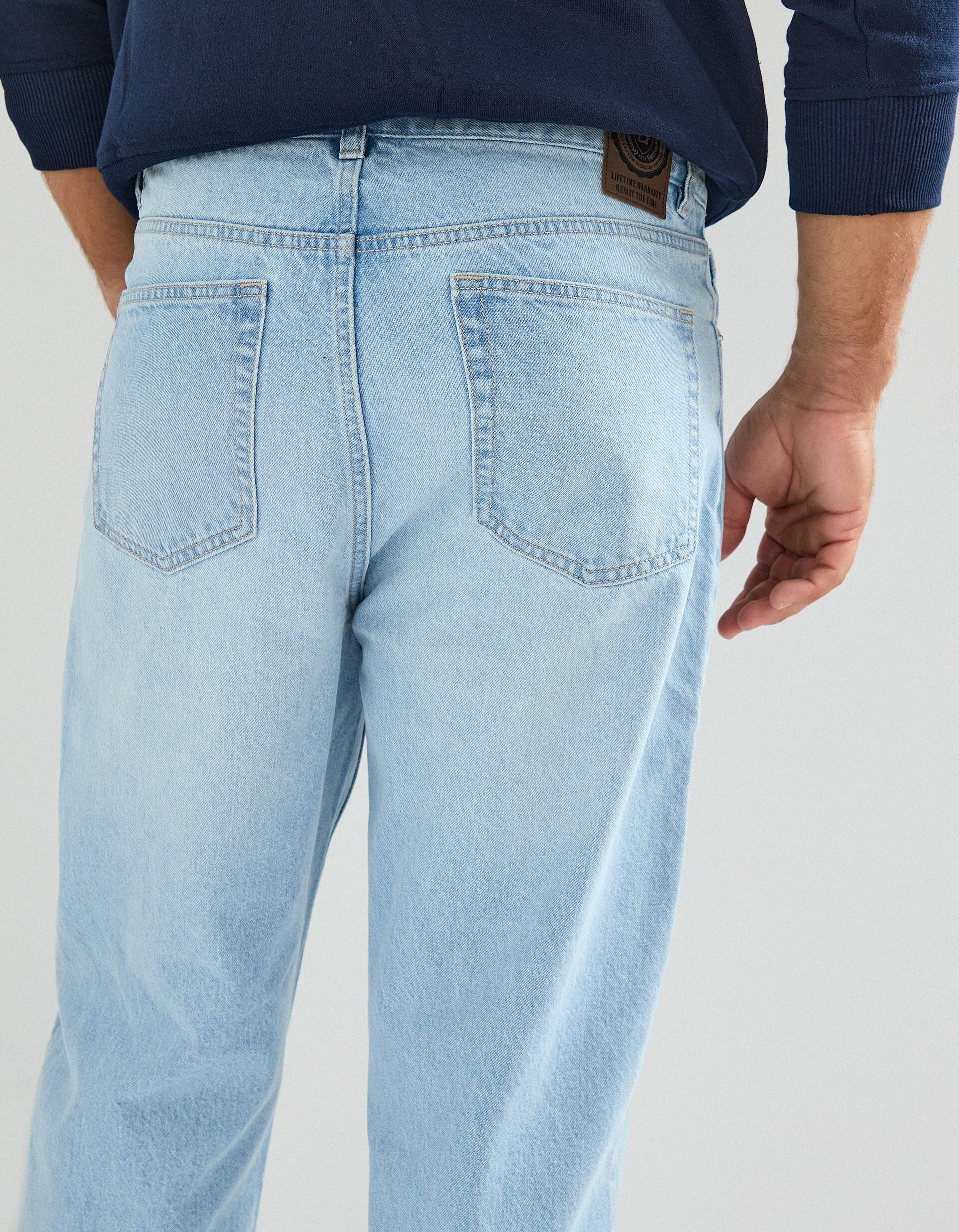 Comprar Online Cal&ccedil;as de Ganga 'Loose Fit', Homem, Azul Claro