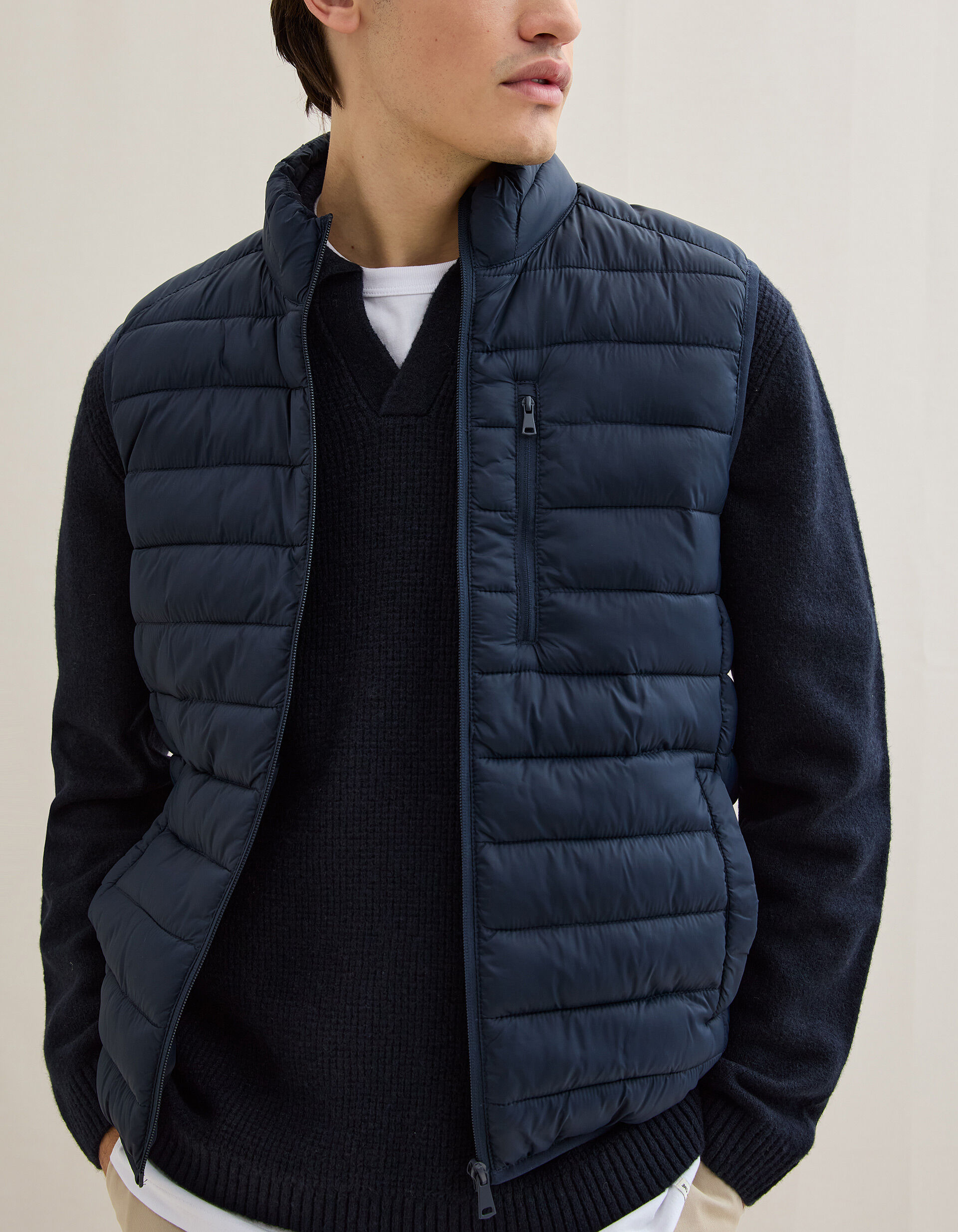 Comprar Online Colete Acolchoado, Homem, Azul Escuro